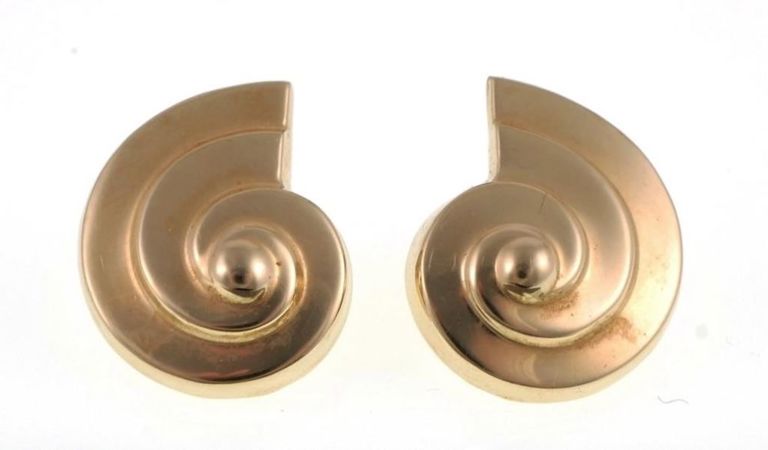 14k yellow gold earrings