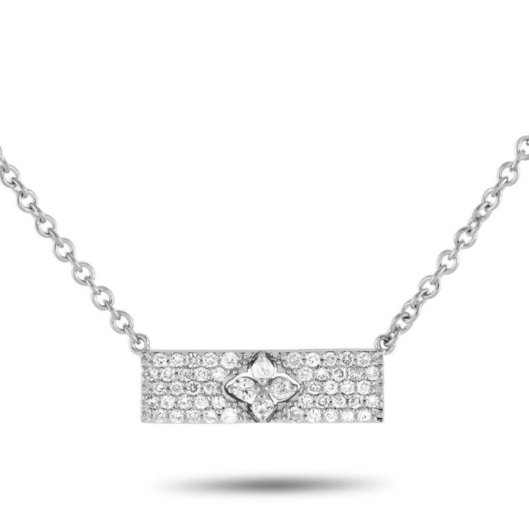 14k gold diamond pendant necklace