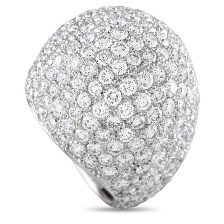 18k white gold diamond ring
