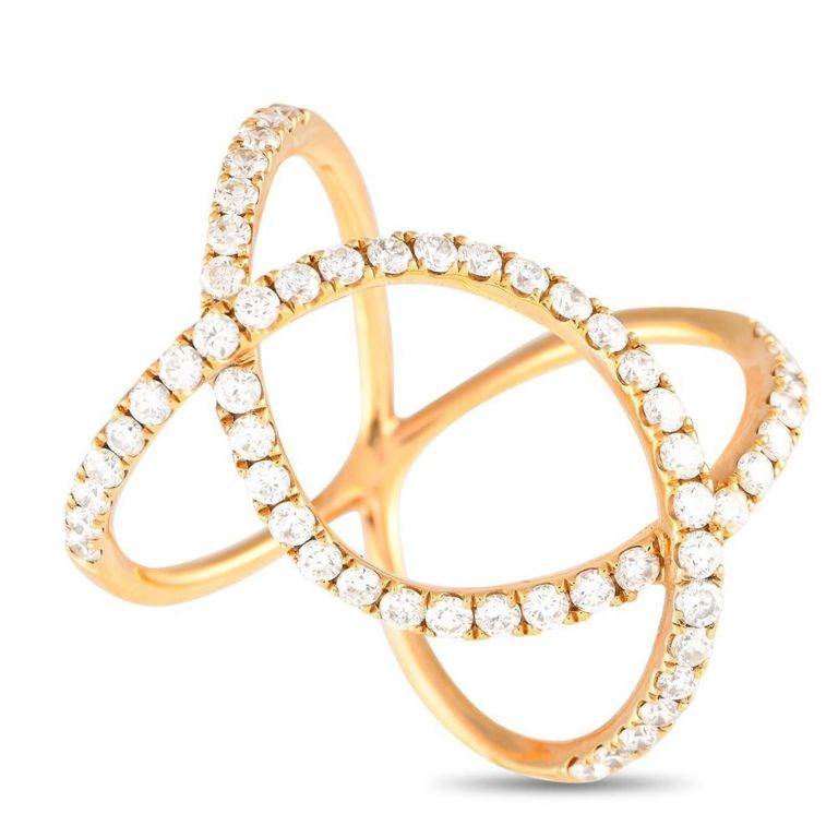 18k yellow gold diamond ring