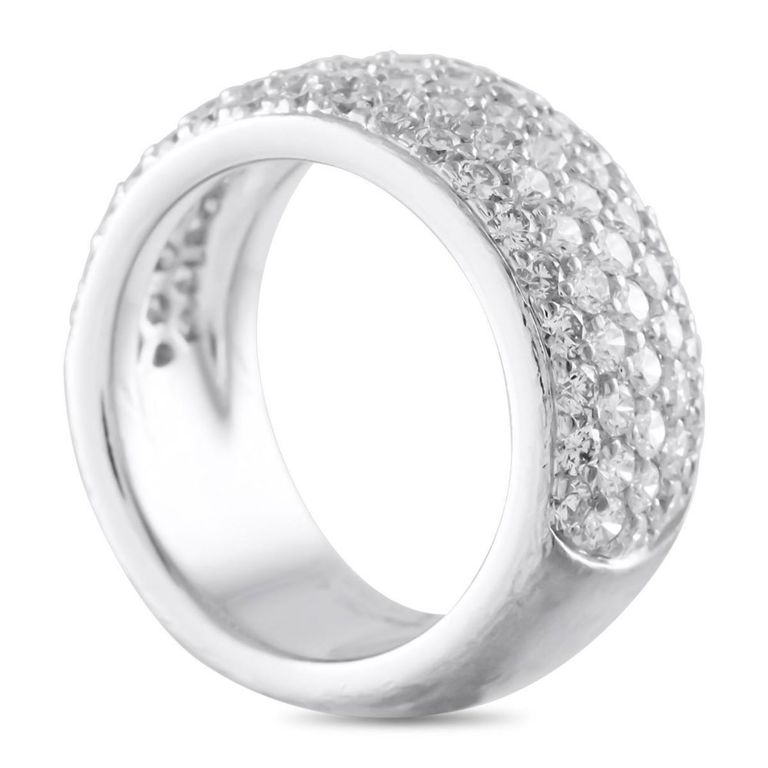18k white gold diamond ring