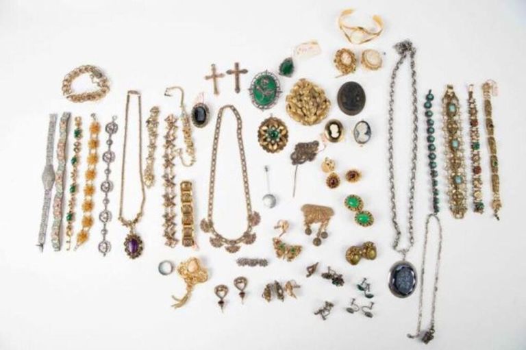 Antique and vintage jewelry set