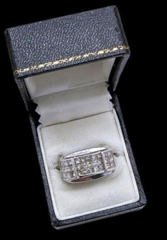 12k gold diamond ring