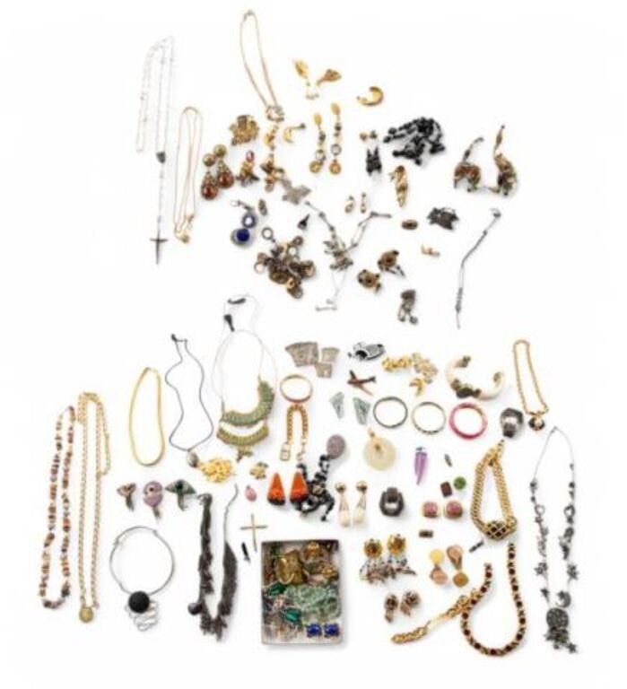 Sterling silver costume jewelry set