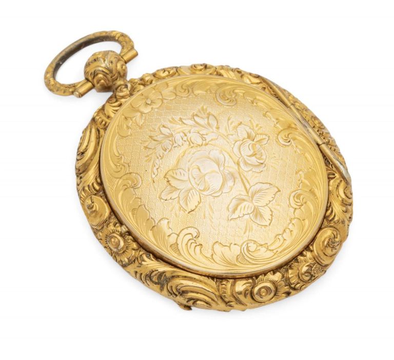 14k gold double-sided locket