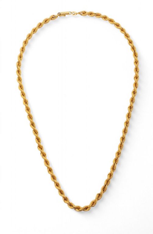 18k yellow gold necklace