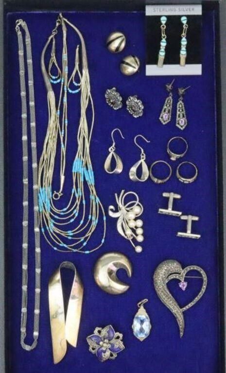 Silver jewelry group