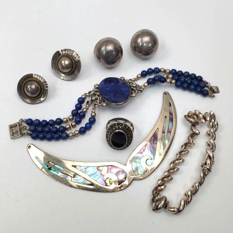 Sterling silver jewelry lot