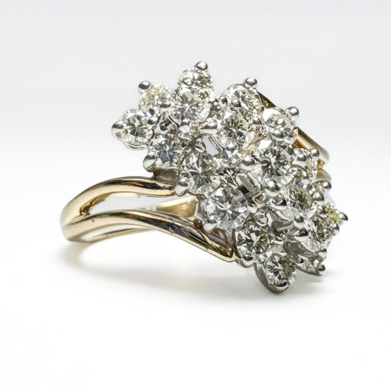 14k gold diamond ring