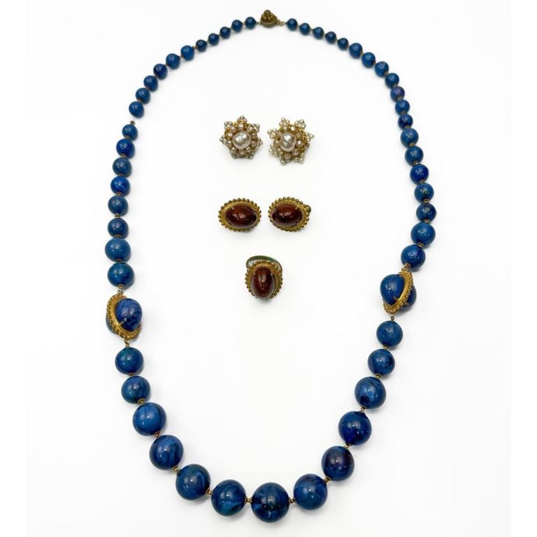 Miriam Haskell costume jewelry lot