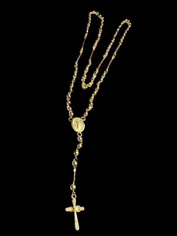 18k tri gold diamond pendant necklace