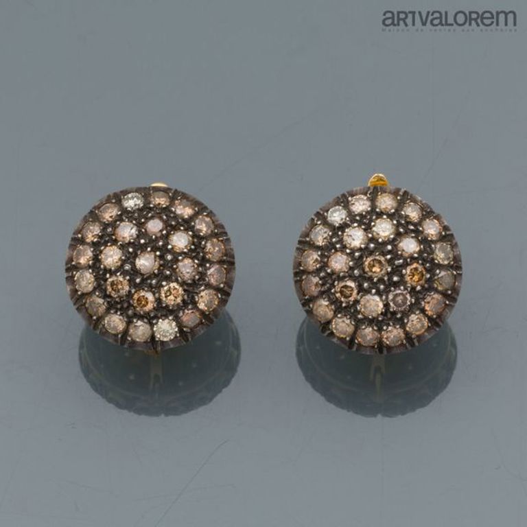 18k yellow gold earrings