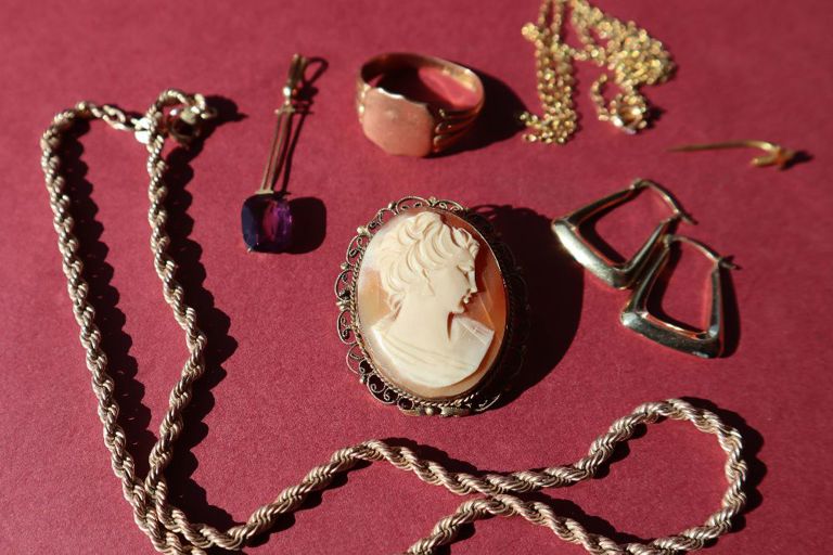 9k gold jewelry set
