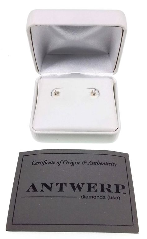 14k gold diamond earrings