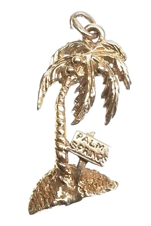 14k gold Palm Springs charm