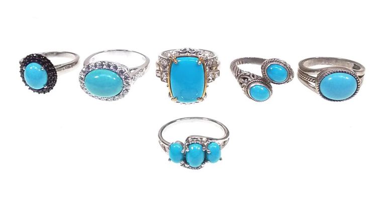 Sterling silver turquoise ring
