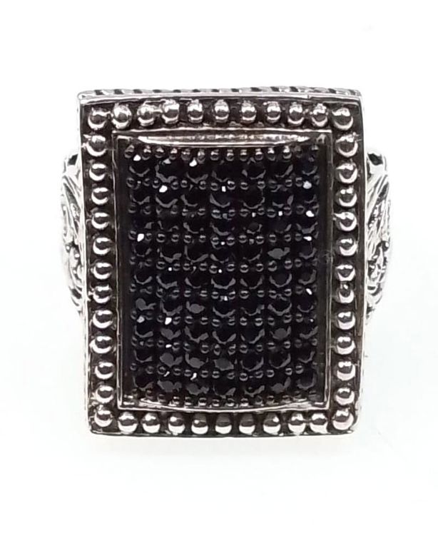 Sterling silver cubic zirconia ring