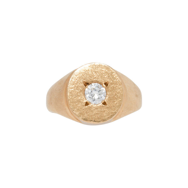 10k gold diamond ring
