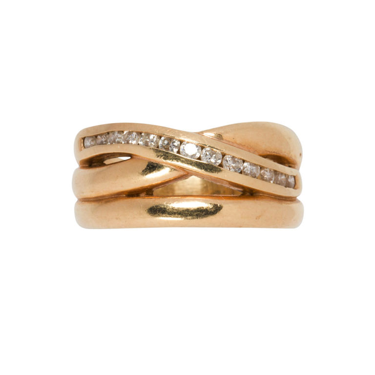 14k gold diamond ring