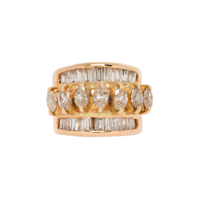 14k gold diamond ring
