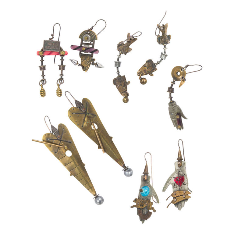 Thomas Mann mixed metal earring set