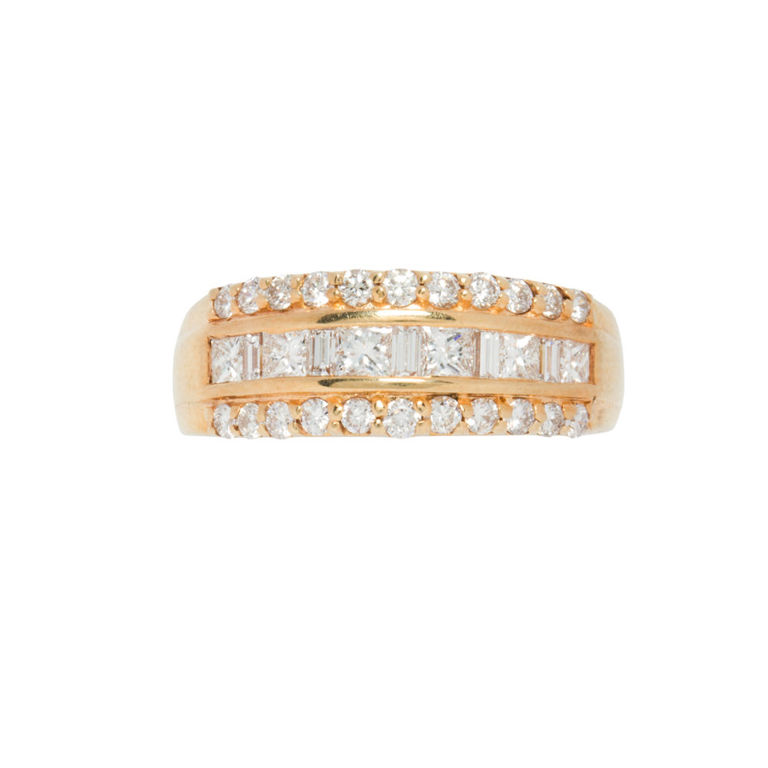 14k gold diamond ring