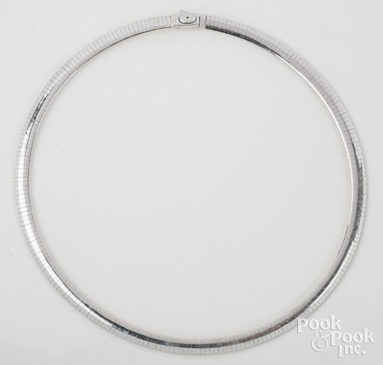 14k two-tone gold necklace