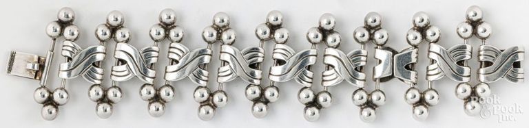 940 silver six spheres bracelet