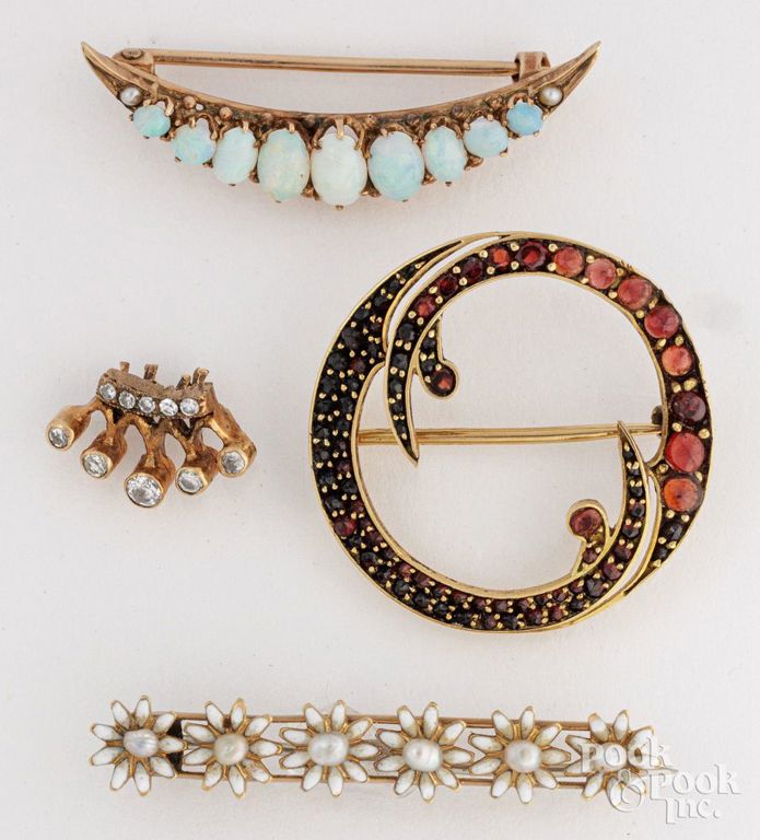 14k yellow gold jewelry set