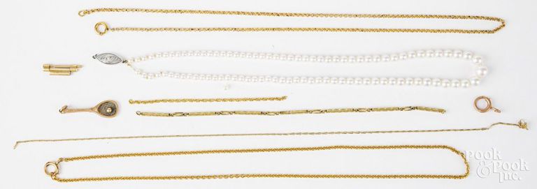 14k gold jewelry set