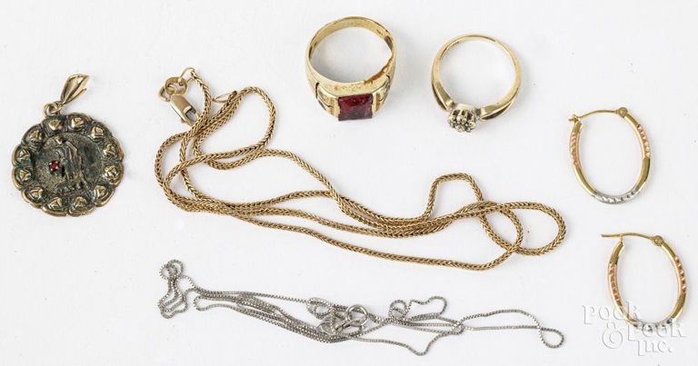 14k gold jewelry set