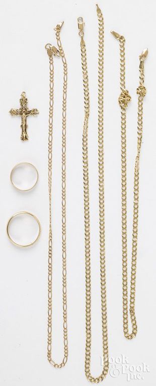 10k gold jewelry set
