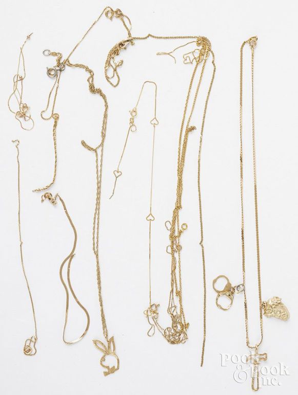 14k yellow gold jewelry set