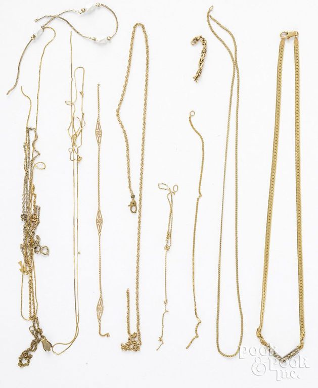 14k yellow gold jewelry set