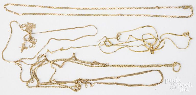 14k yellow gold jewelry set
