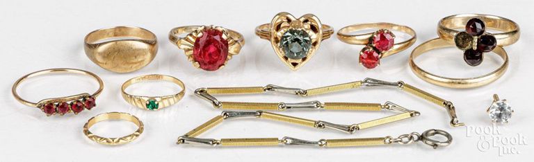 10k gold jewelry set