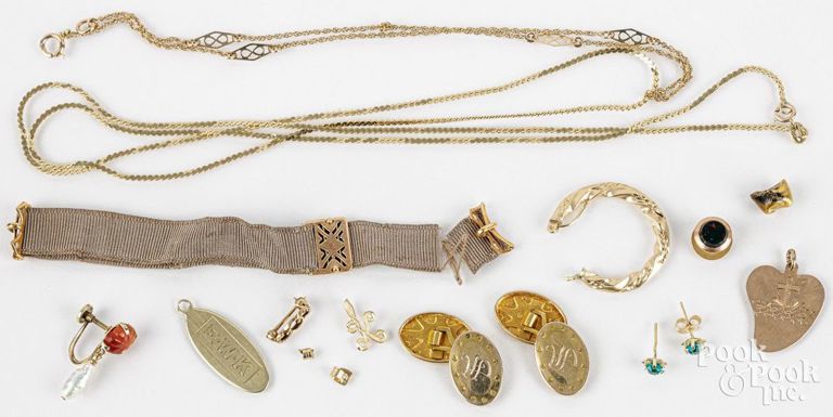 14k gold jewelry set