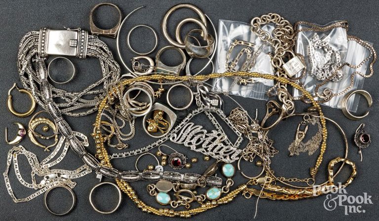 Silver jewelry set