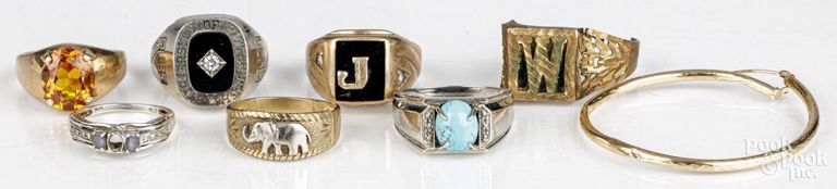 10k gold jewelry set