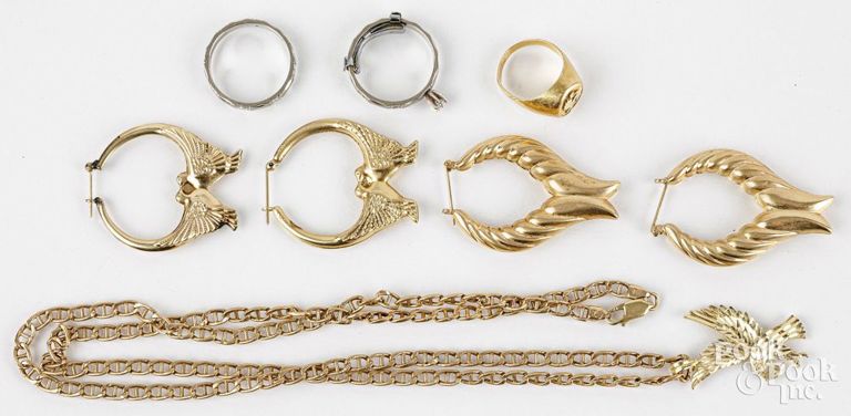 14k gold jewelry set