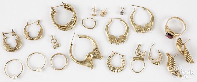 14k gold jewelry set