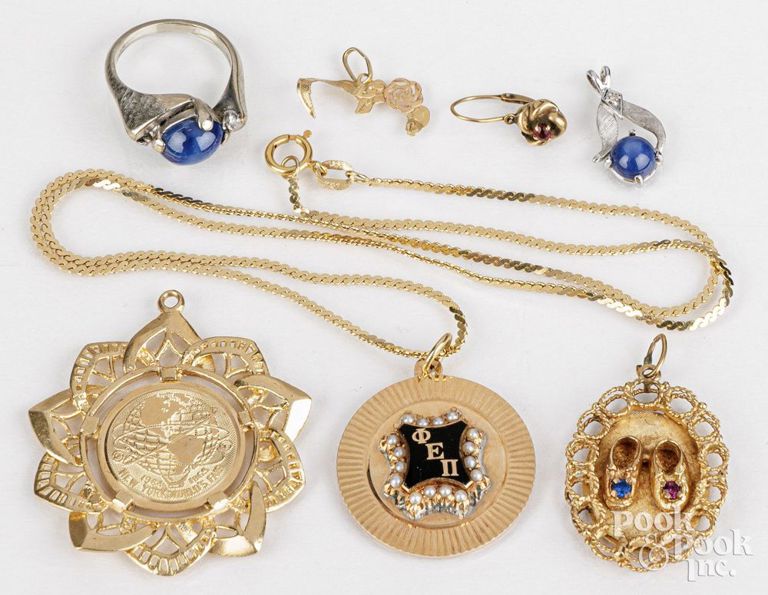 14k gold jewelry set