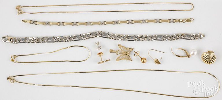 14k gold jewelry set