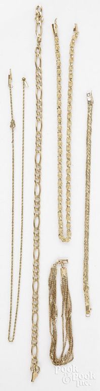 14k yellow gold jewelry set