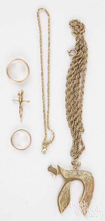 14k yellow gold jewelry and gold-filled chain