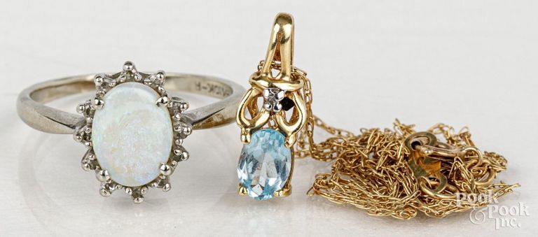 10k gold jewelry set
