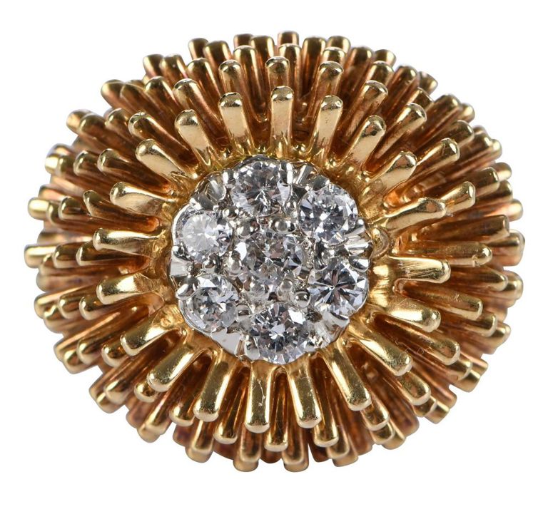 18k Yellow Gold Diamond Ring