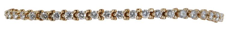 14k Gold Diamond Tennis Bracelet