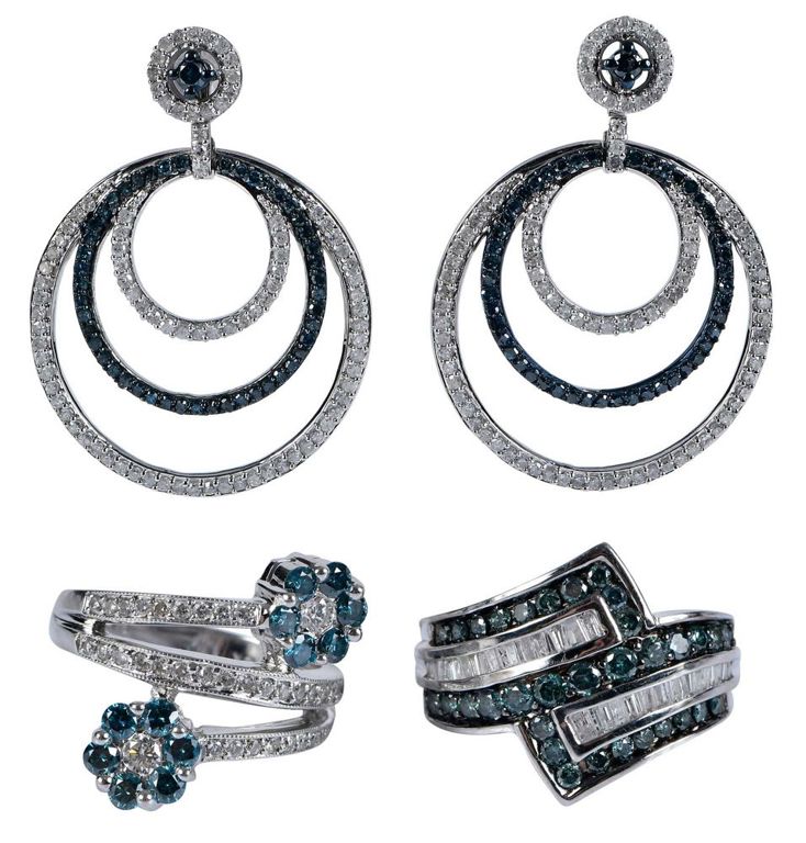 Gold Ring and Earrings Set