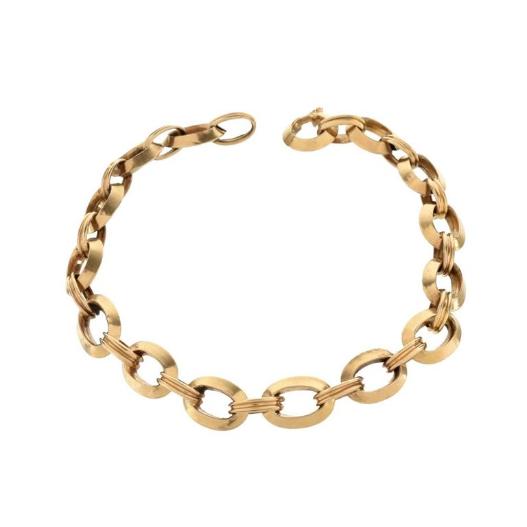 18k Yellow Gold Link Bracelet